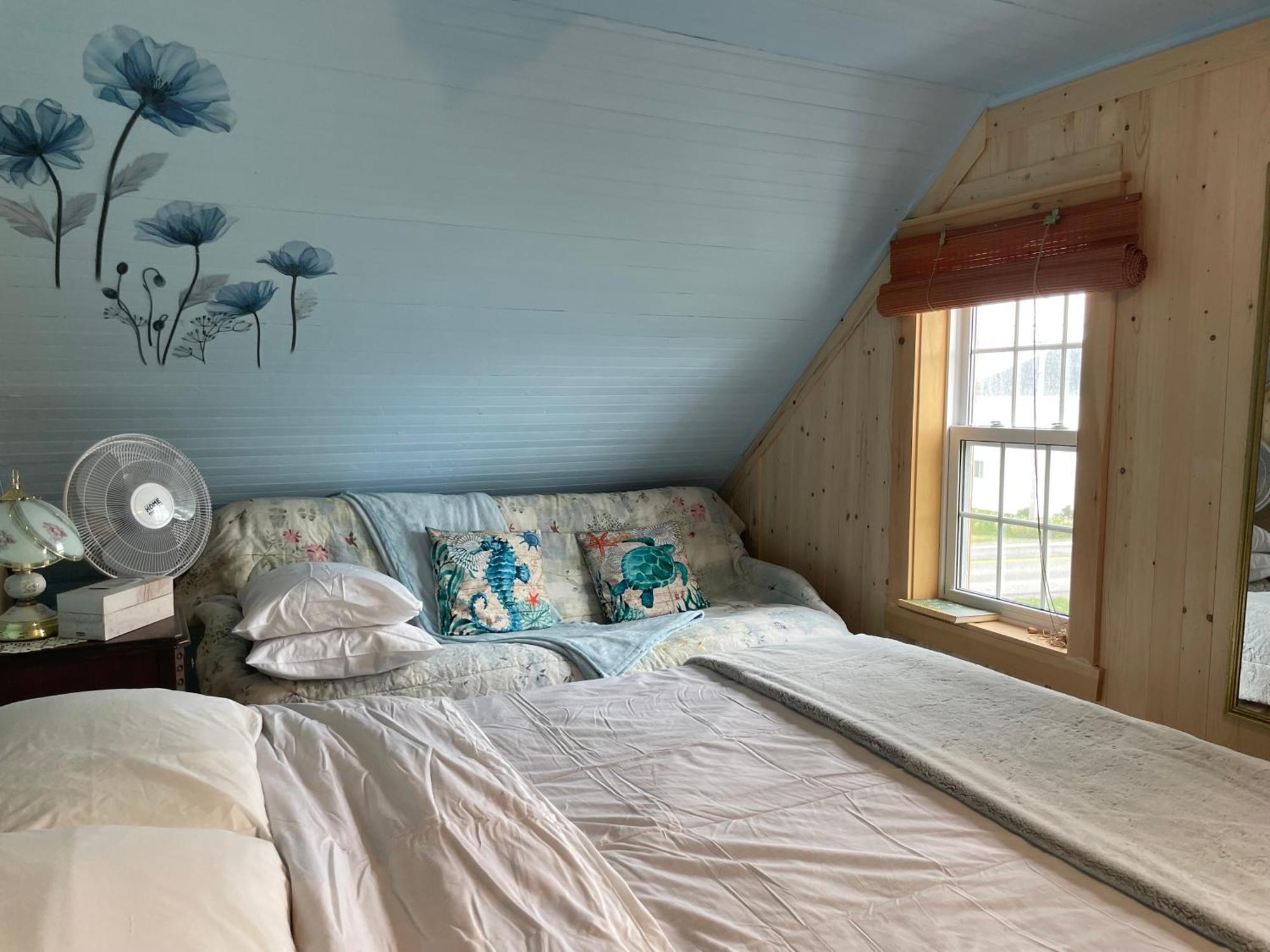 Gite La Belle Forillonne Chambre Bleu Ciel 加斯佩 外观 照片